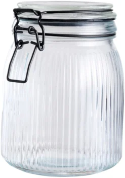 Henkogningsglas riflet 0,9 liter - DAY