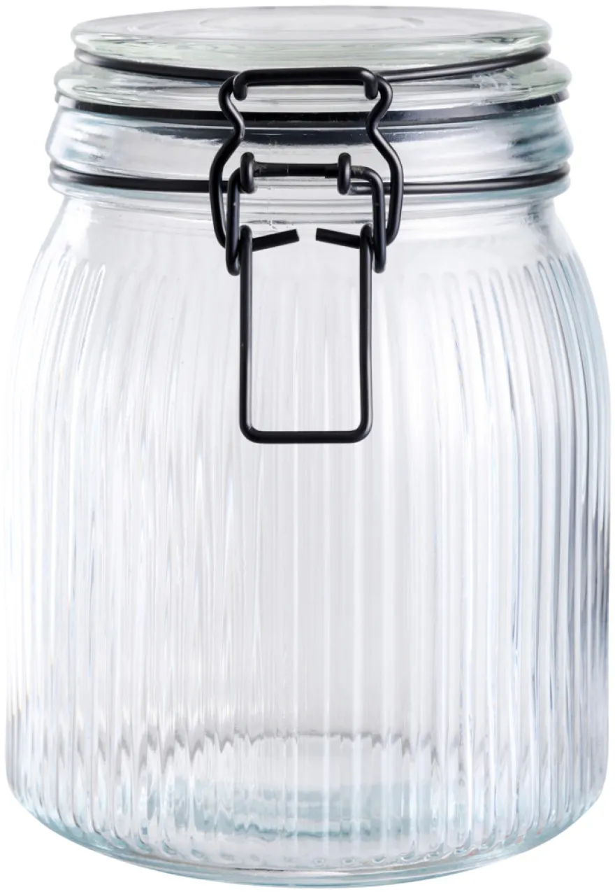 Henkogningsglas riflet 0,9 liter - DAY
