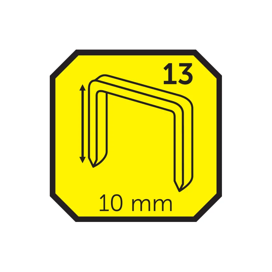 Hæfteklammer 10 mm nr. 13 1000 stk. - Probuilder
