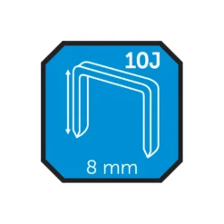 Hæfteklammer 8 mm nr. 10J 1000 stk. - Probuilder