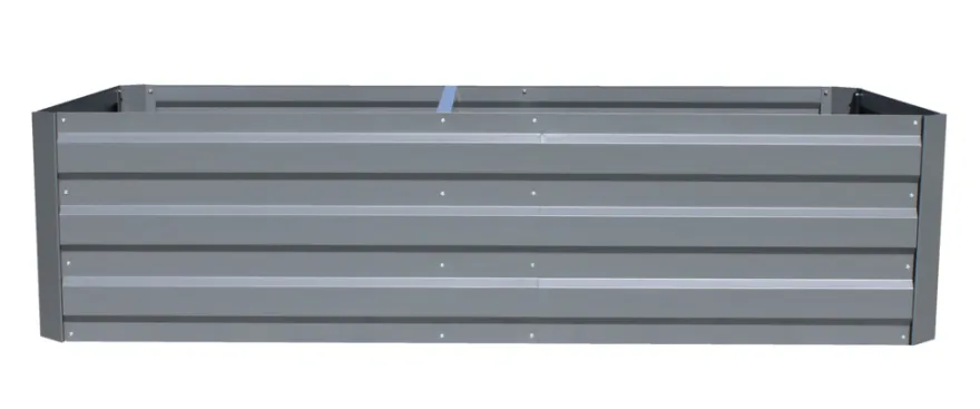Højbed Easy L galvaniseret 180 x 90 cm