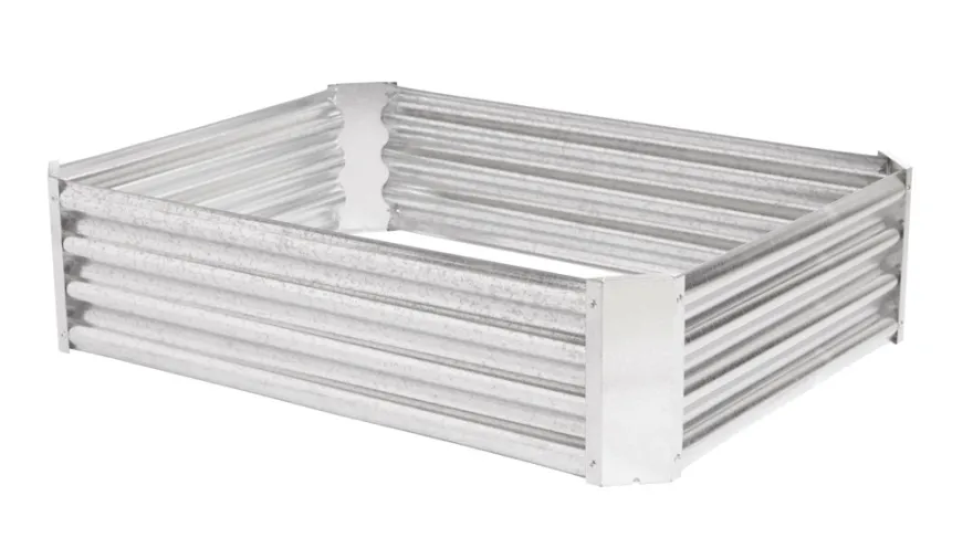 Højbed i metal 120 x 80 x 30 cm - Garden®