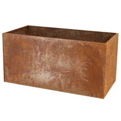 Højbed m/bund rust 80 x 40 x 40 cm
