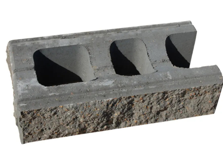 Hjørnesten BB-mur 15 grå 58 x 29 x 15 cm