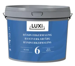Håndværkermaling 6 hvid 10,8 liter - LUXI®