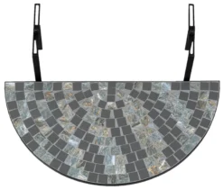 Hængebord altan Rom mosaik 70 x 36 cm - Sunlife®