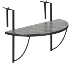 Hængebord altan Rom mosaik 70 x 36 cm - Sunlife®