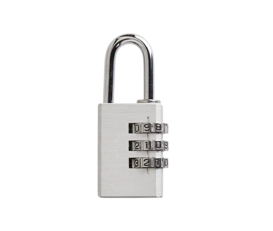 Hængelås m/kode 30 mm aluminium