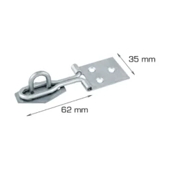Hængelåsoverfald 62 mm