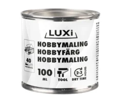 Hobbymaling sølv 100 ml - LUXI®