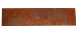 HORTUS bedkant corten med bukket kant 24 x 100 cm