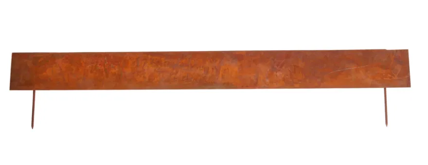 HORTUS bedkant cortenstål m/spyd 20 x 100 cm