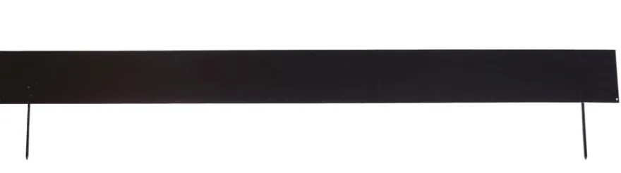 HORTUS bedkant sort med jordspyd 20 x 110 cm