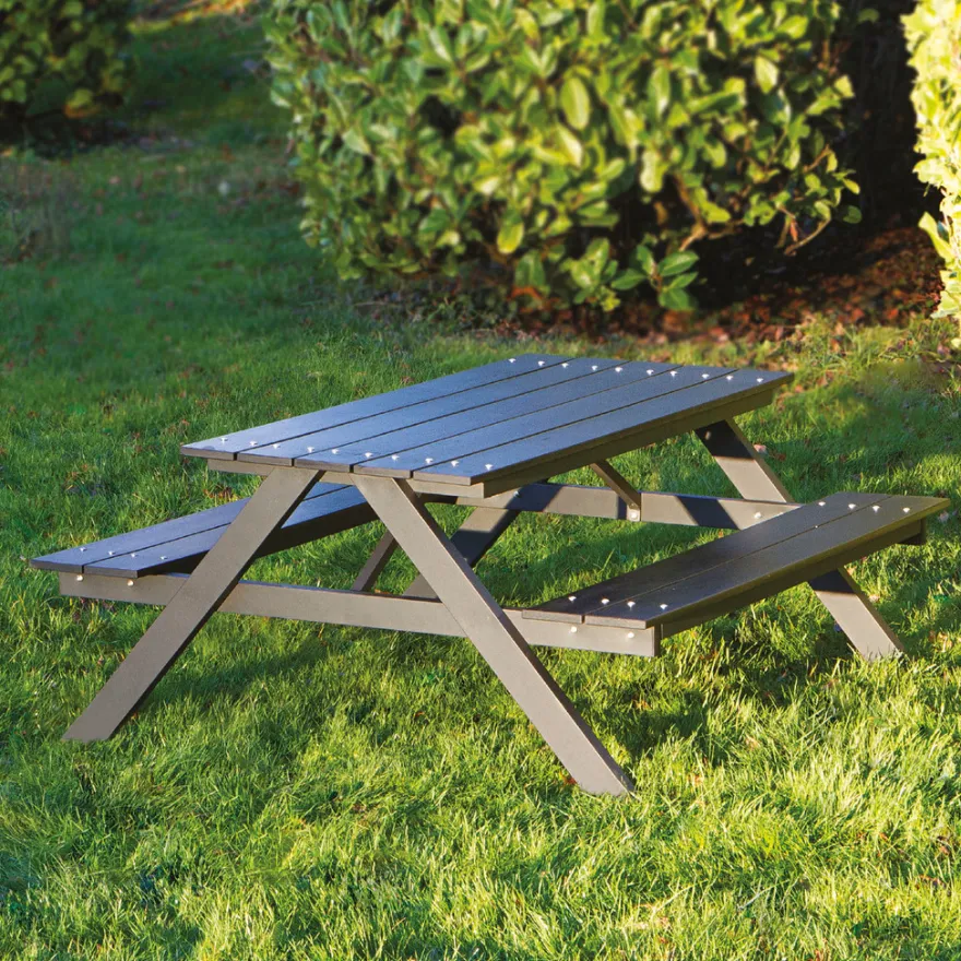 HORTUS model A bord-/bænkesæt til børn nonwood/aluminium