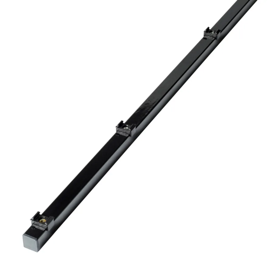 HORTUS stolpe t/panelhegn sort 4 x 4 x 150 cm