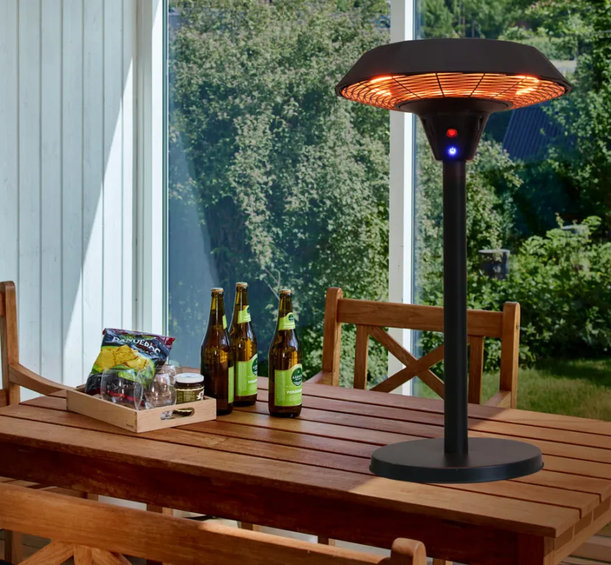 HORTUS UFO terrassevarmer til bord 2000 W