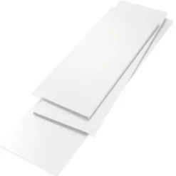 Hylde melamin hvid 16 mm x 30 x 80 cm