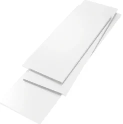 Hylde melamin hvid 22 mm x 30 x 100 cm