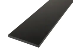 Hylde melamin sort 16 mm x 20 x 80 cm
