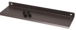 Hylde til akustikpanel 35,5 x 11 cm bruneret stål