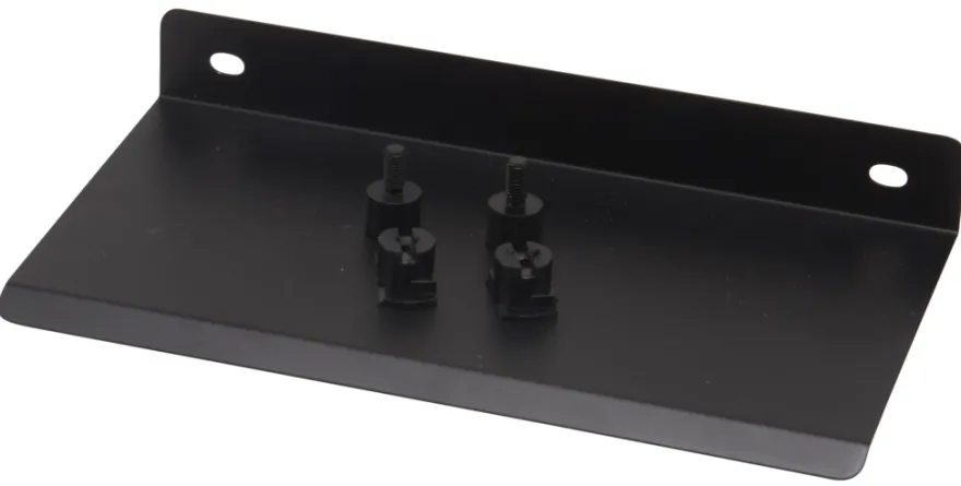 Hylde til akustikpanel 19,4 x 11 cm sort
