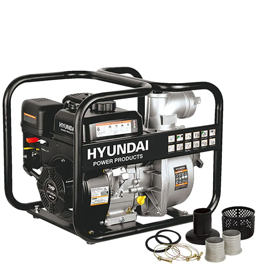 Hyundai vandpumpe benzin 7 hk 60.000 liter/time