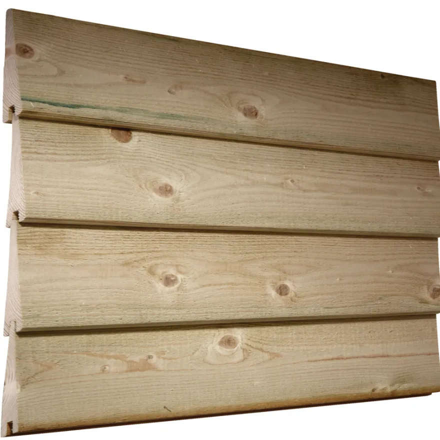 Imprægneret dobbelt klink 25 x 150 x 1800 mm