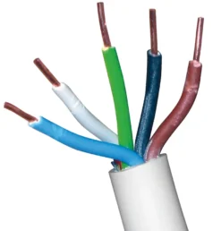 Installationskabel 5 x 1,5 mm² 50 meter halogenfrit