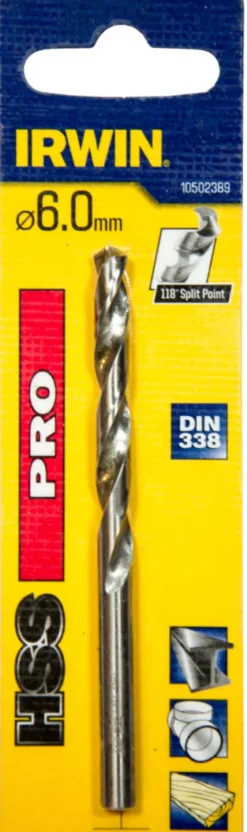 Irwin HSS Pro bor Ø6 mm