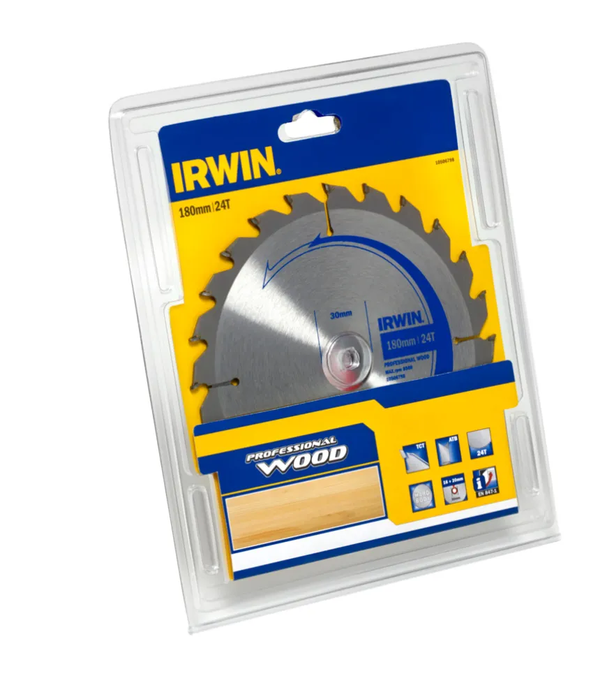 Irwin rundsavsklinge Ø180 x 30 mm - 24T