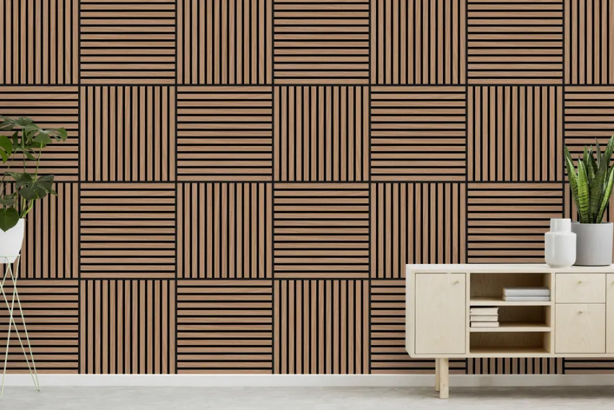 Jangal Modular Wall akustikpanel 52 x 52 cm - Davert Oak