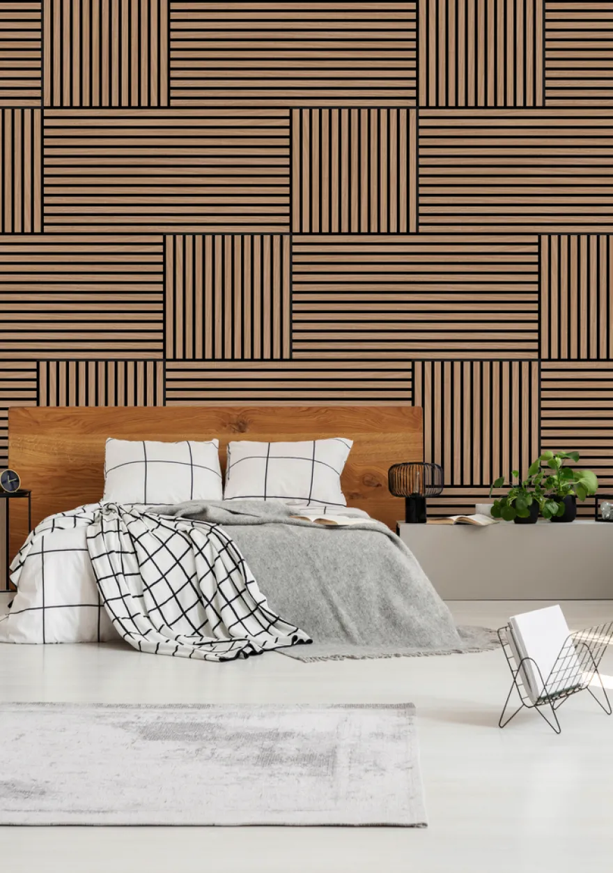 Jangal Modular Wall akustikpanel 104 x 52 cm - Davert Oak