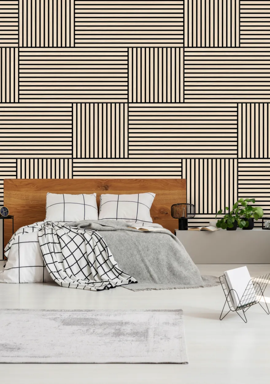 Jangal Modular Wall akustikpanel 52 x 52 cm - Letea Oak