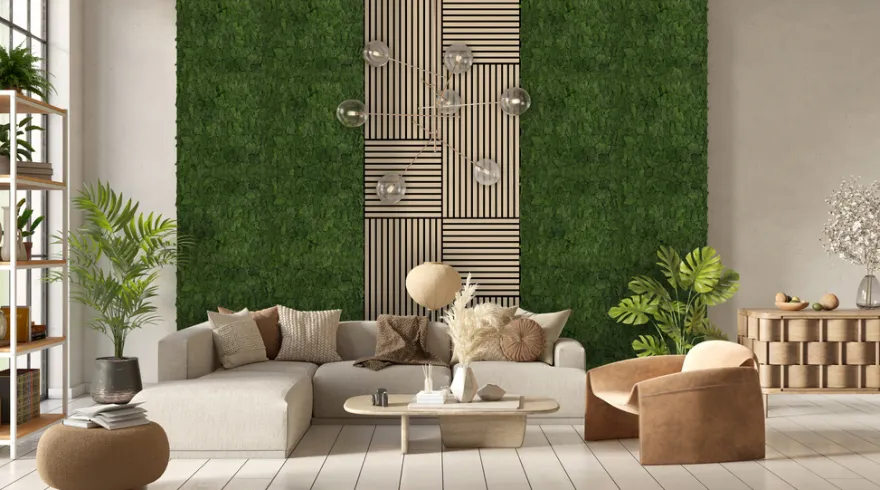 Jangal Modular Wall mospanel 52 x 52 cm - Dark Green
