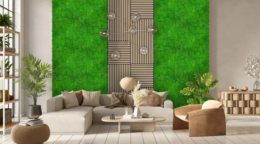 Jangal Modular Wall mospanel 52 x 52 cm - Rich Green