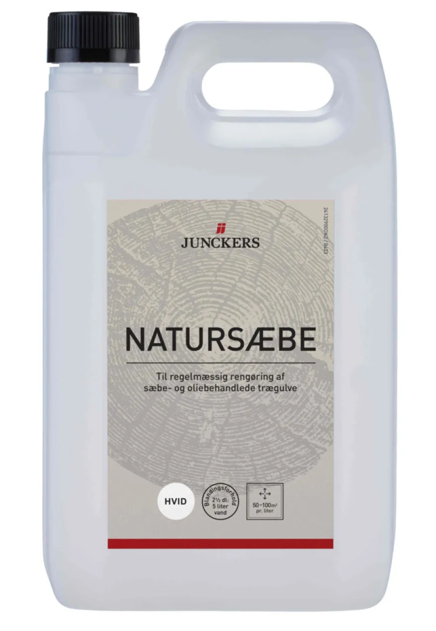 Junckers Natursæbe hvid 2,5 liter