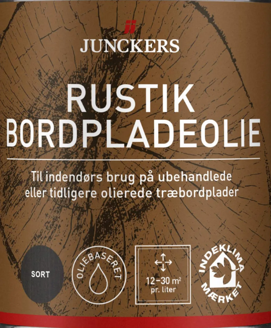 Junckers Rustik Bordpladeolie Sort 0,75 liter