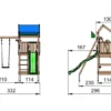 Jungle Gym Home legetårn m/gyngemodul