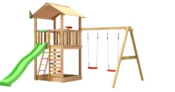 Jungle Gym Sierra 2.1 legetårn med rutsjebane & gyngestativ