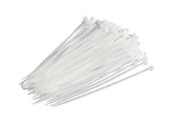 Kabelstrips 200 mm hvid 100 stk. - Elworks