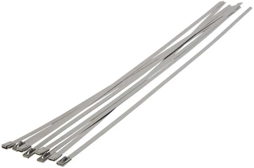 Kabelstrips 360 mm rustfrit stål 10 stk.