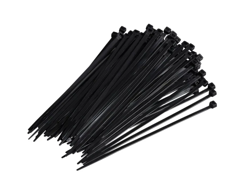 Kabelstrips 200 mm sort 100 stk.
