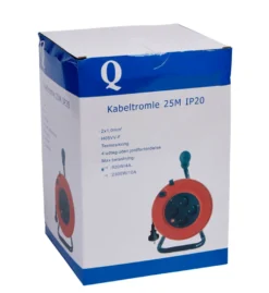 Kabeltromle m/4 udtag 25 meter