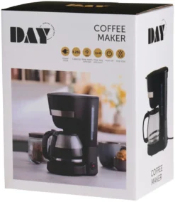 Kaffemaskine 1,25 liter 750 W - DAY
