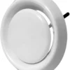 Kanalrist med lukke Ø132 mm - hvid