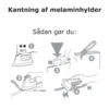 Kantbånd til melaminhylder hvid 24 mm x 5 meter
