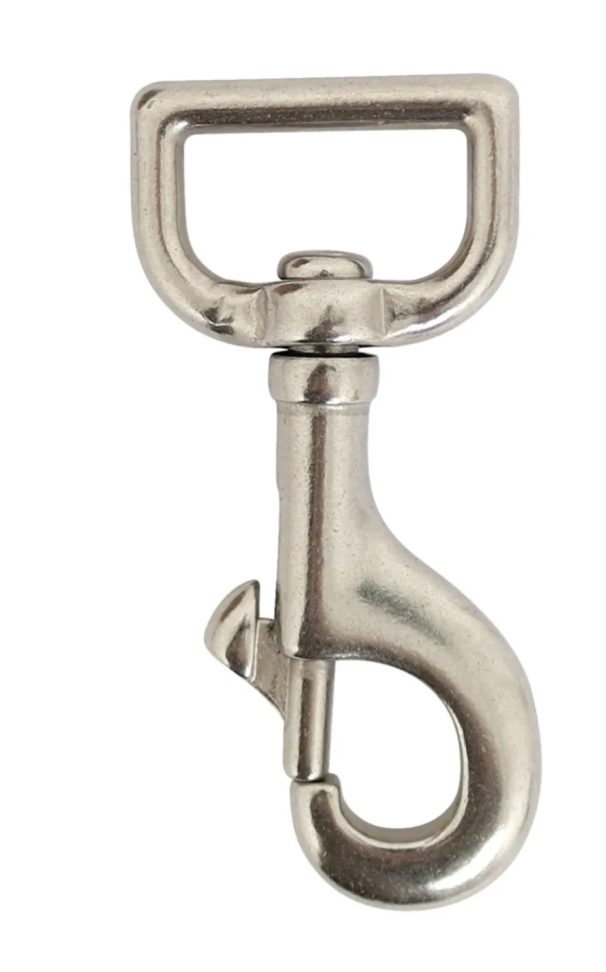 Karabinhage 80 mm rustfri stål