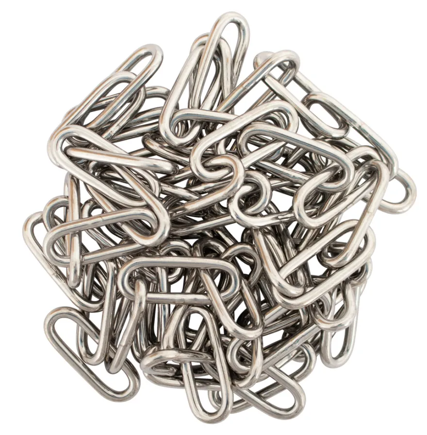 Kæde langleddet rustfri stål Ø3 mm x 2 meter