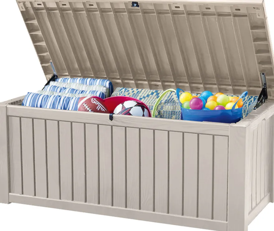 Keter Rockwood hyndeboks 570 liter hvid