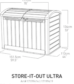 Keter Store-It-Out Ultra miniskur 2000 liter